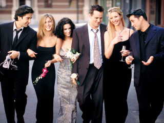 Group people street corner drinks - free love wallpaper