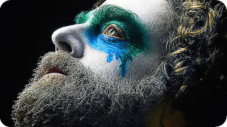 Bearded man painted face mustache - painted free wallpaper