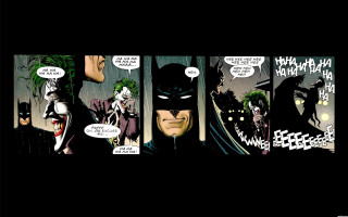 Batman joker comic strip face - a comic book panel free wallpaper