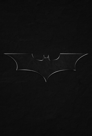 Batman symbol outline black background - dark free wallpaper