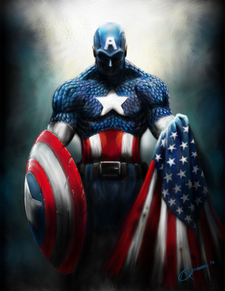 Captain america shield stars chest - americo makk free wallpaper