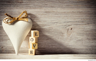 Heart pillow scrabble love wooden - a wooden surface free wallpaper