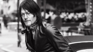 Man leather jacket car city - daryush shokof free wallpaper