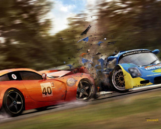 Cars racing track trees bird - a race track free wallpaper
