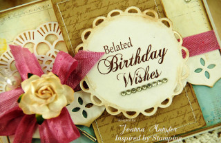 Birthday card rose ribbon celebration - a birthday card free wallpaper