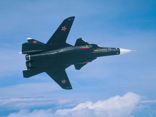 Jet blue sky clouds red - a red star free wallpaper