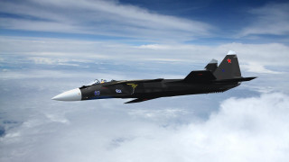 Fighter jet sky clouds blue - lightning free wallpaper