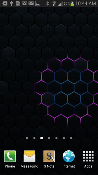 Cell phone hexagonal design keyboard - dark background free wallpaper