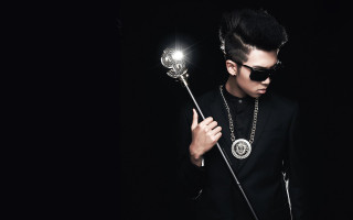 Man black suit sunglasses metal - andrew law free wallpaper