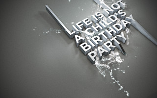 Metal knife words photorealism greyscale - a knife free wallpaper