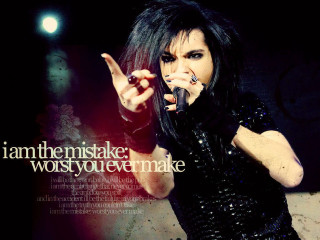 Woman black hair piercings microphone - a finger free wallpaper