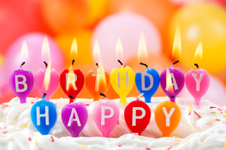Birthday cake happy birthday candles - out free wallpaper