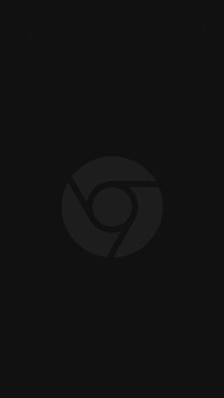 Black background white circle bottom - chrome free wallpaper