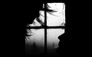 Person looking out window tree - chris friel free wallpaper