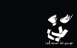 Hugging couple dark gothic love - the dark free wallpaper