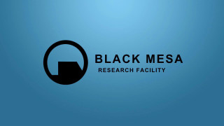 Black mesa logo blue background - constant permeke free wallpaper