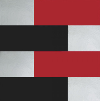 Red black square white stripe - de stijl free wallpaper