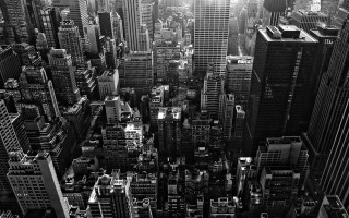 Black white cityscape sunlight skyscrapers - bruce gilden free wallpaper