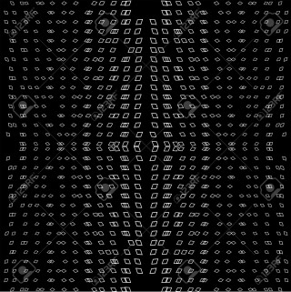 Black white abstract background squares - ascii art free wallpaper