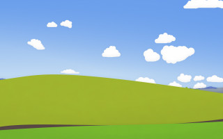 Green hill white horse blue - the hill free wallpaper