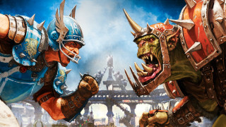 Monsters fighting warhammers game battle - chris rahn free wallpaper