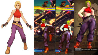 Woman redtop purplepants standing picture - hint of yayoi kasuma free wallpaper