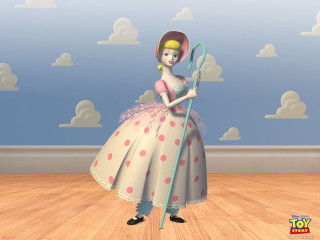 Cartoon character broom room sky - american impressionism free wallpaper