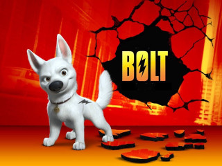 White dog standing hole ground - cgi free wallpaper