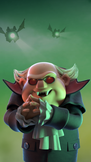 Cartoon evil greencoat redeyes redobject - red eyes holding free wallpaper