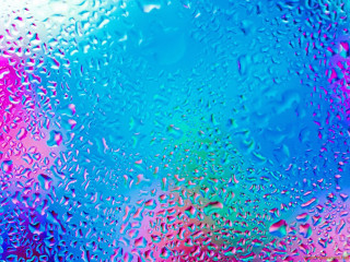 Colorful background water drops glass - holography free wallpaper