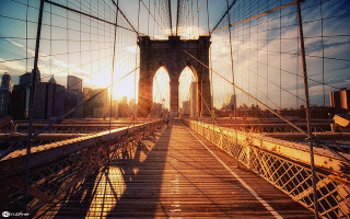 Bridge city sunset sunrise view - sunset free wallpaper