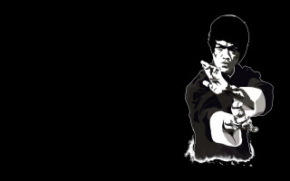 Man pointing gun camera black - andrew law free wallpaper