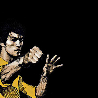 Man yellow shirt hands out - character free wallpaper