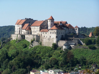 Castle hill trees buildings blue - ferenc joachim free wallpaper