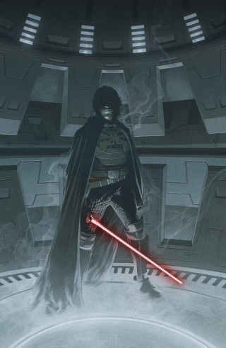 Man darth vader costume sitting - drew struzan free wallpaper
