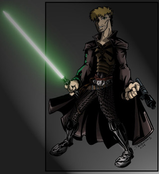 Man armor blonde solo lightsaber - solo free wallpaper
