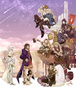 Anime characters furniture snow purple - the snow free wallpaper