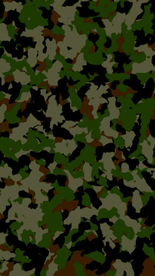 Camouflage brown green black border - a green border free wallpaper