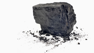 Rock black rocks white surface - real free wallpaper