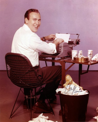 Man sitting table typewriter coffee - earl moran free wallpaper