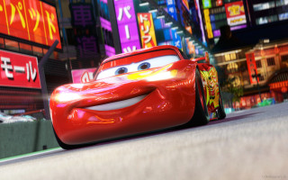 Cartoon character driving car city 2 - excessivism free wallpaper