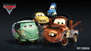 Cars characters beeple pixar disney - a group of cars free wallpaper