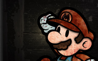Mario running mustache head mustache - clark voorhees free wallpaper