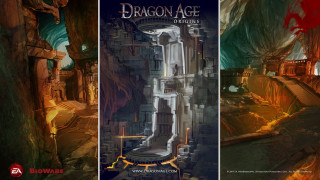 Dragon age fantasy city posters - cedric peyravernay free wallpaper
