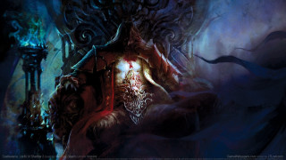 Demonic creature glowing face demon - demonic free wallpaper