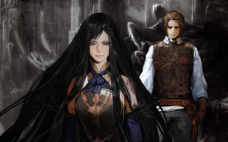 Couple black and white gothic - akihiko yoshida free wallpaper for desktop