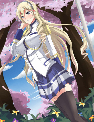 Woman short skirt boots tree - a tree free wallpaper