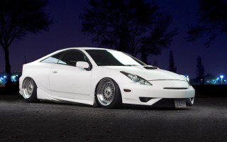 White car parking lot night 9 - andrew bell free wallpaper
