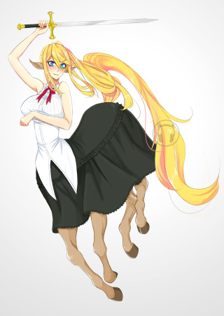 Woman sword horse skirt riding - concept art free wallpaper