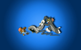 Cartoon character falling chair cat - everett warner free wallpaper